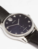  Shop Authentic Gucci G Timeless Automatic Blue Dial Black Leather Strap Watch For Men - YA126347 - Luxxuri