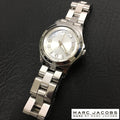 Shop Authentic Marc Jacobs Baby Dave Silver Dial Silver Steel Strap Watch for Women - MBM3234 - Luxxuri