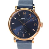  Shop Authentic Marc Jacobs Baker Navy Blue Dial Navy Blue Leather Strap Watch for Women - MBM1329 - Luxxuri