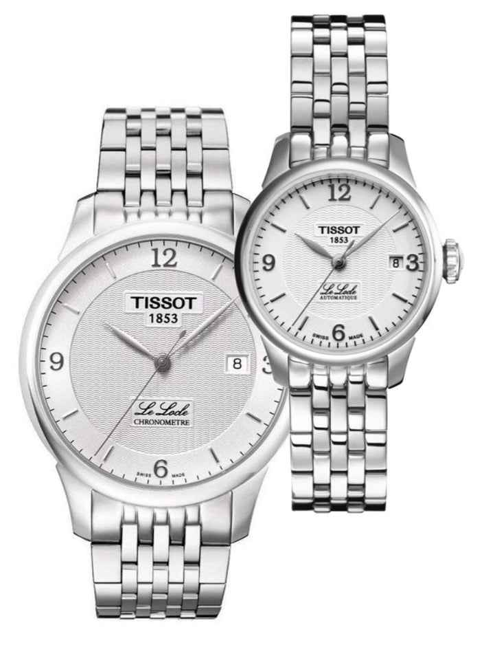  Shop Authentic Tissot Le Locle Small Lady Automatic Silver Dial Silver Steel Strap Watch For Women - T41.1.183.34 - Luxxuri