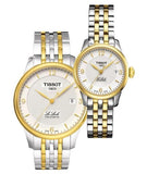  Shop Authentic Tissot Le Locle Automatic Small Lady White Dial Two Tone Steel Strap Watch For Women - T41.2.183.34 - Luxxuri