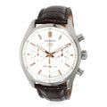  Shop Authentic Tag Heuer Carrera Chronograph White Dial Brown Leather Strap Watch for Men - CBN2013.FC6483 - Luxxuri