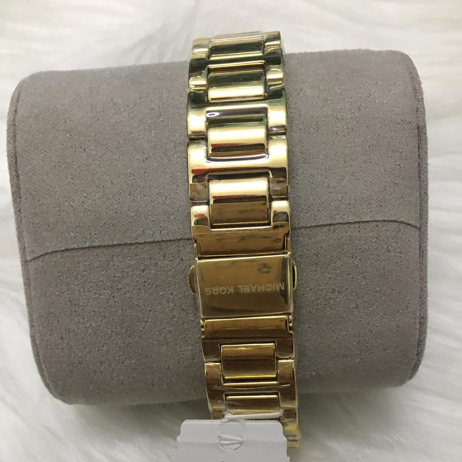  Shop Authentic Michael Kors Janelle Chronograph Gold Dial Two Tone Steel Strap Watch For Women - MK7133 - Luxxuri