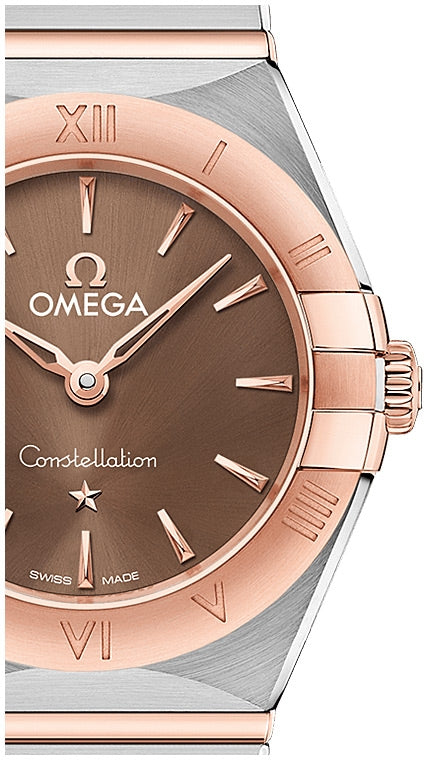  Shop Authentic Omega Constellation Quartz Brown Dial Silver Steel Strap Watch for Women - 131.20.25.60.13.001 - Luxxuri