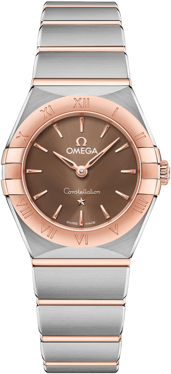  Shop Authentic Omega Constellation Quartz Brown Dial Silver Steel Strap Watch for Women - 131.20.25.60.13.001 - Luxxuri