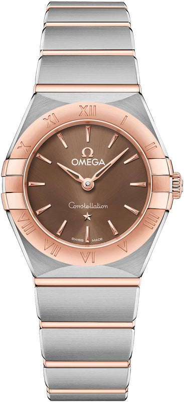  Shop Authentic Omega Constellation Quartz Brown Dial Silver Steel Strap Watch for Women - 131.20.25.60.13.001 - Luxxuri