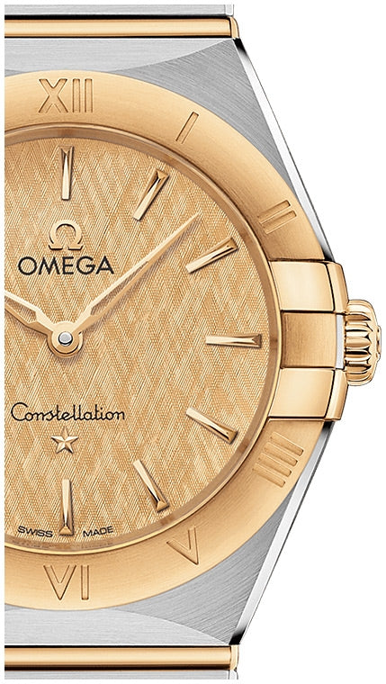  Shop Authentic Omega Constellation Manhattan Yellow Dial Two Tone Steel Strap Watch for Women - 131.20.28.60.08.001 - Luxxuri