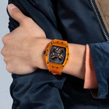 Shop Authentic Guess Phoenix Multifunction Black Dial Orange Rubber Strap Watch For Men - GW0203G10 - Luxxuri