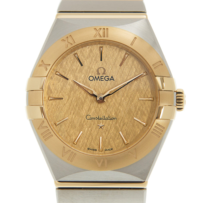  Shop Authentic Omega Constellation Manhattan Yellow Dial Two Tone Steel Strap Watch for Women - 131.20.28.60.08.001 - Luxxuri
