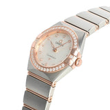  Shop Authentic Omega Constellation Quartz Diamonds Mother of Pearl Dial Two Tone Steel Strap Watch for Women - 131.25.25.60.55.001 - Luxxuri