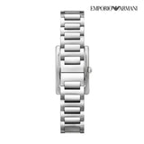  Shop Authentic Emporio Armani Empire Mother of Pearl Dial Silver Steel Strap Watch For Women - AR11625 - Luxxuri