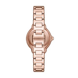  Shop Authentic Emporio Armani Mia Three Hand Crystals Silver Dial Rose Gold Steel Strap Watch For Women - AR11633 - Luxxuri