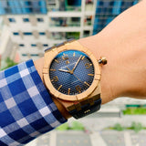  Shop Authentic Maurice Lacroix Aikon Limited Edition Blue Dial Blue Leather Strap Watch For Men - AI6008-BRZ01-420-1 - Luxxuri