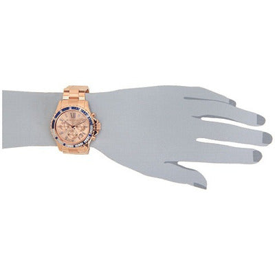  Shop Authentic Michael Kors Everest Chronograph Rose Gold Dial Rose Gold Steel Strap Watch For Women - MK5755 - Luxxuri