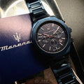  Shop Authentic Maserati Stile Chronograph Blue Dial Blue Steel Strap Watch For Men - R8873642008 - Luxxuri
