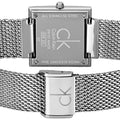  Shop Authentic Calvin Klein Mark Black Dial Silver Mesh Bracelet Watch for Women - K3R23121 - Luxxuri