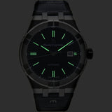  Shop Authentic Maurice Lacroix Aikon Date Automatic Black Dial Black Leather Strap Watch For Men - AI6008-SS001-330-1 - Luxxuri