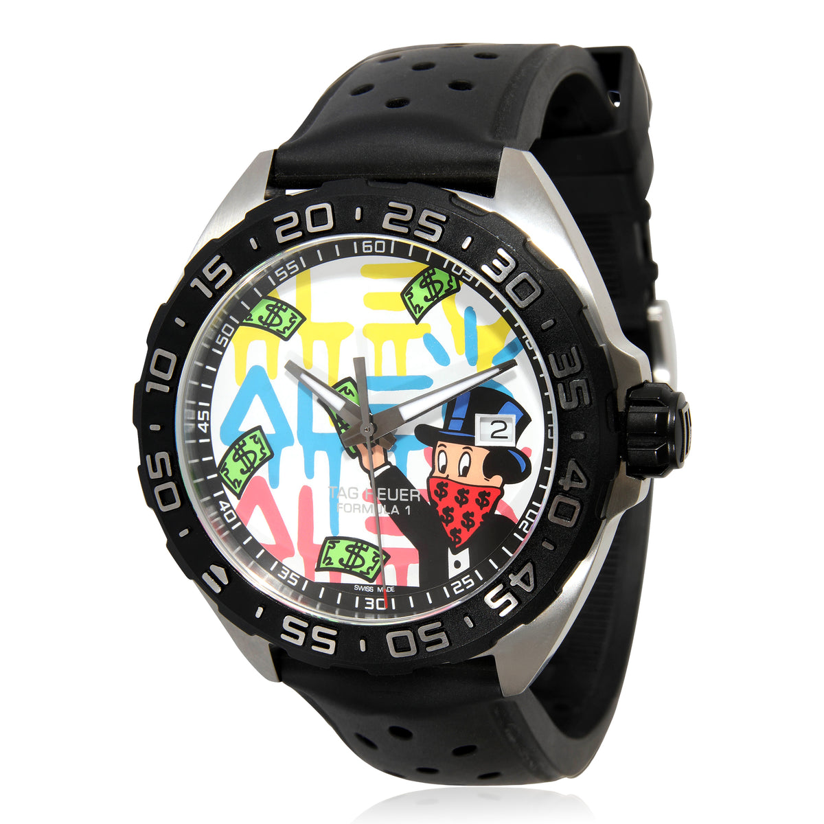  Shop Authentic Tag Heuer Formula 1 Alec Monopoly White Dial Watch for Men - WAZ1119.FT8023 - Luxxuri