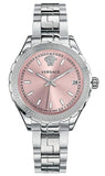  Shop Authentic Versace Hellenyium Pink Dial Silver Steel Strap Watch for Women - V12010015 - Luxxuri