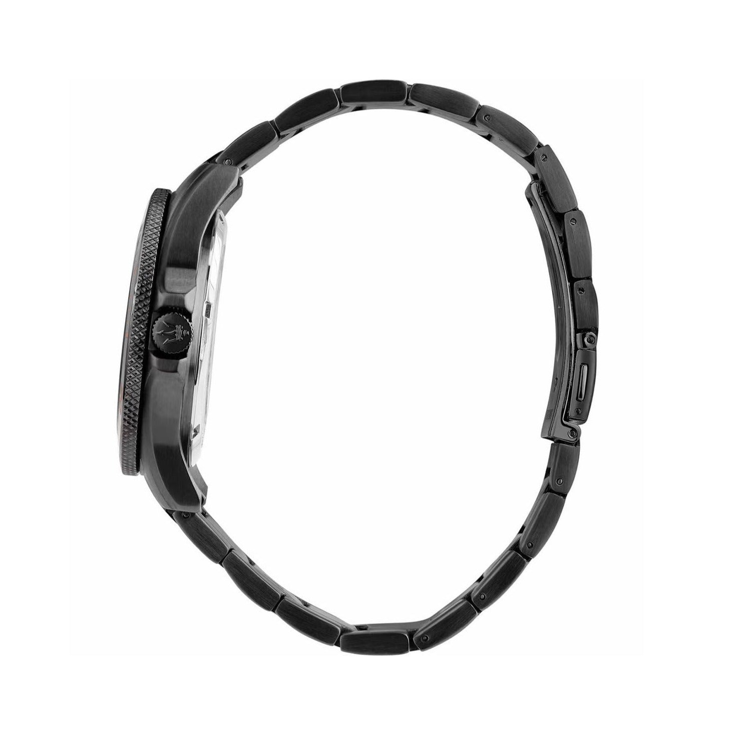  Shop Authentic Maserati Competizione Black Dial Black Steel Strap Watch For Men - R8853100035 - Luxxuri