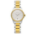  Shop Authentic Gucci G Timeless Quartz Silver Dial Two Tone Steel Strap Watch For Women - YA126531 - Luxxuri