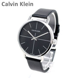  Shop Authentic Calvin Klein Evan Black Dial Black Leather Strap Watch for Men - K7B211CZ - Luxxuri