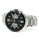  Shop Authentic Tommy Hilfiger Decker Quartz Black Dial Silver Steel Strap Watch for Men - 1791472 - Luxxuri