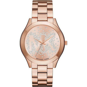  Shop Authentic Michael Kors Slim Runway Rose Gold Dial Rose Gold Steel Strap Watch for Women - MK3591 - Luxxuri