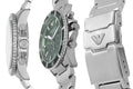  Shop Authentic Emporio Armani Diver Chronograph Green Dial Silver Steel Strap Watch For Men - AR11500 - Luxxuri