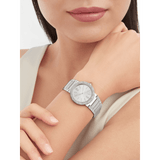  Shop Authentic Bvlgari Bvlgari Lady Silver Dial Silver Steel Strap Watch for Women - BVLGARI103575 - Luxxuri