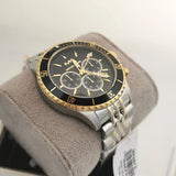  Shop Authentic Michael Kors Bayville Chronograph Black Dial Two Tone Steel Strap Watch For Women - MK8872 - Luxxuri