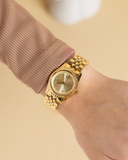 Shop Authentic Michael Kors Lexington Analog Gold Dial Gold Steel Strap Watch for Women - MK4741 - Luxxuri