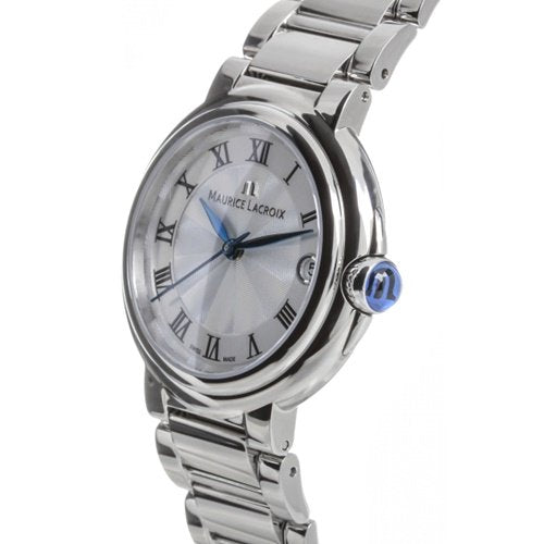  Shop Authentic Maurice Lacroix Fiaba Silver Dial Silver Steel Strap Watch for Women - FA1004-SS002-110-1 - Luxxuri