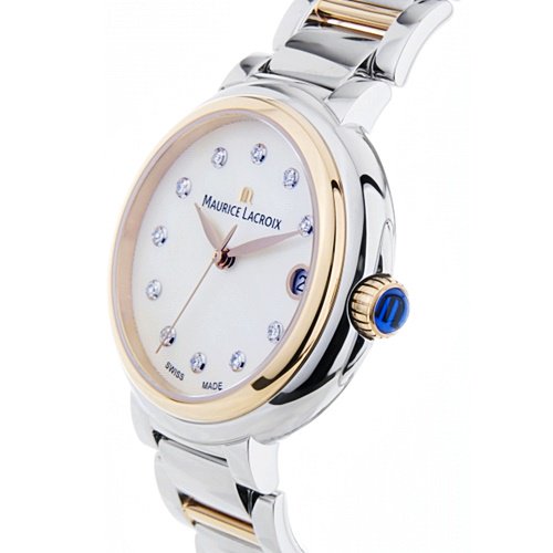  Shop Authentic Maurice Lacroix Fiaba Mother of Pearl Dial Two Tone Steel Strap Watch for Women - FA1007-PVP13-170-1 - Luxxuri
