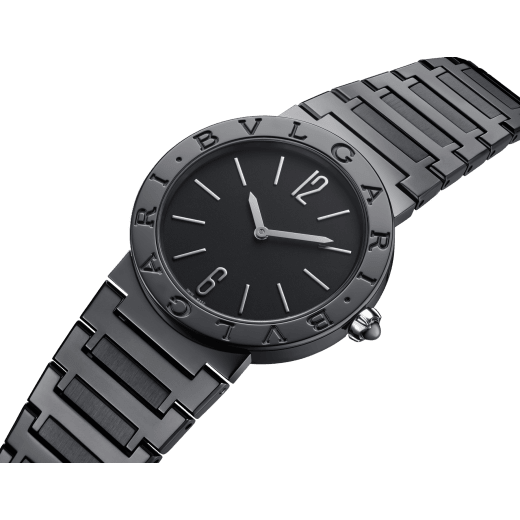  Shop Authentic Bvlgari Bvlgari Lady Black Dial Black Steel Strap Watch for Women - BVLGARI103557 - Luxxuri