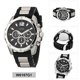  Shop Authentic Guess Intrepid Chronograph Black Dial Two Tone Steel Strap Watch for Men - W0167G1 - Luxxuri