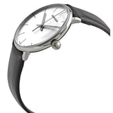  Shop Authentic Calvin Klein High Noon Quartz White Dial Black Leather Strap Watch for Men - K8M211C6 - Luxxuri