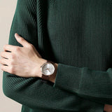  Shop Authentic Calvin Klein Posh Silver Dial Brown Leather Strap Watch for Men - K8Q316G6 - Luxxuri