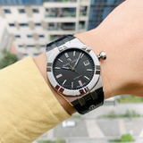  Shop Authentic Maurice Lacroix Aikon Date Automatic Black Dial Black Leather Strap Watch For Men - AI6008-SS001-330-1 - Luxxuri