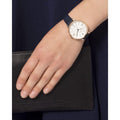 Shop Authentic Fossil Jacqueline White Dial Blue Leather Strap Watch for Women - ES3843 - Luxxuri