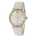  Shop Authentic Gucci G Timeless Automatic Silver Dial Beige Leather Strap Watch For Men - YA126348 - Luxxuri