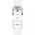 Tissot Seastar 1000 Mother of Pearl White Dial White Rubber Strap Watch for Women - T120.210.17.116.00