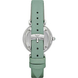  Shop Authentic Emporio Armani Gianni T Bar Mother Of Pearl Blue Dial Blue Leather Strap Watch For Women - AR1959 - Luxxuri