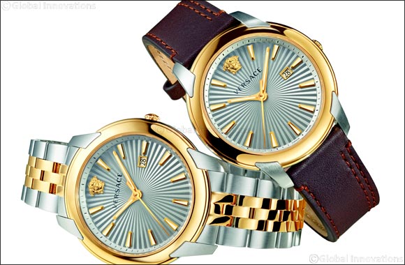  Shop Authentic Versace V-Urban Quartz Grey Dial Brown Leather Strap Watch for Men - VELQ00219 - Luxxuri