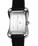  Shop Authentic Maurice Lacroix Fiaba Black Dial with Diamonds Black Leather Strap Watch for Women - DV5012-SD531-350 - Luxxuri