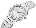  Shop Authentic Bvlgari Bvlgari Bvlgari Lady Diamonds Silver Dial Silver Steel Strap Watch for Women - BVLGARI103696 - Luxxuri