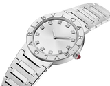  Shop Authentic Bvlgari Bvlgari Bvlgari Lady Diamonds Silver Dial Silver Steel Strap Watch for Women - BVLGARI103696 - Luxxuri