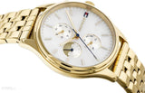  Shop Authentic Tommy Hilfiger Whitney Chronograph Quartz Mother of Pearl White Dial Gold Steel Strap Watch For Women - 1782121 - Luxxuri