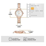  Shop Authentic Emporio Armani Cleo Mother of Pearl Dial Two Tone Steel Strap Watch For Women - AR11499 - Luxxuri
