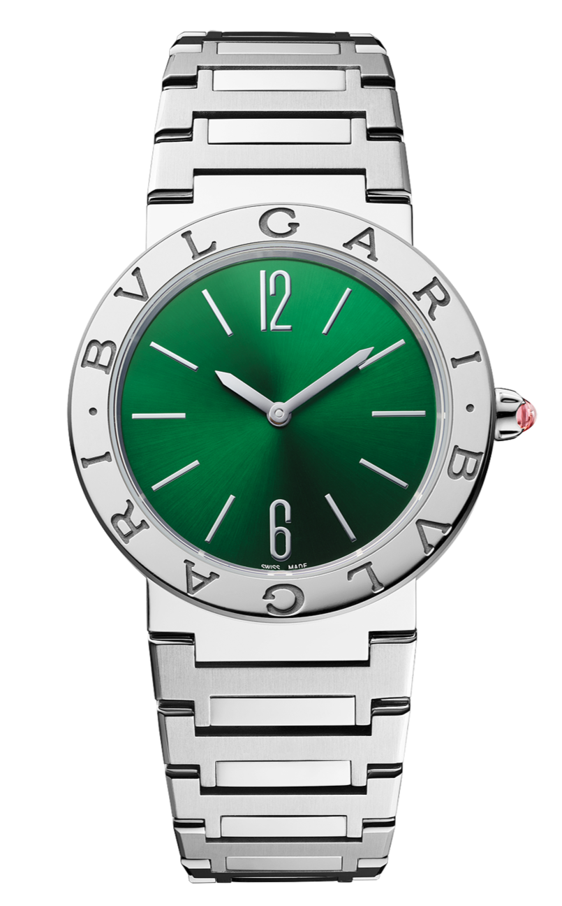 Shop Authentic Bvlgari Bvlgari Bvlgari Lady Green Dial Silver Steel Strap Watch for Women - BVLGARI103693 - Luxxuri
